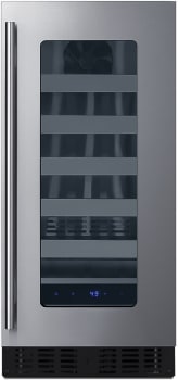 Summit ASDW1522 - 15 Inch Built-In Commercial Wine Cooler