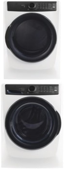 Electrolux 700 Series ELWADRGMW77381 - Stacked Washer & Dryer Set with Front Load Washer & Gas Dryer in White