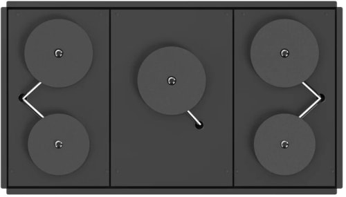 Invisacook 8150256001 - Induction Cooktop with 5 Heating Elements