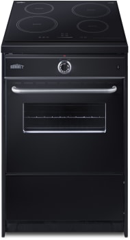 Summit TEM665CW - 24 Inch Slide-In Induction Range 4 Elements