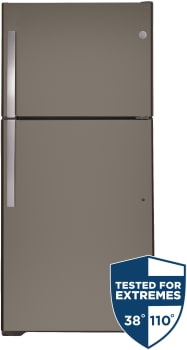 GE GTS22KMNRES - 33 Inch Freestanding Top Freezer Refrigerator