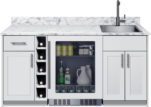 Summit OASISWH33 - 69 Inch Turnkey Wet Bar