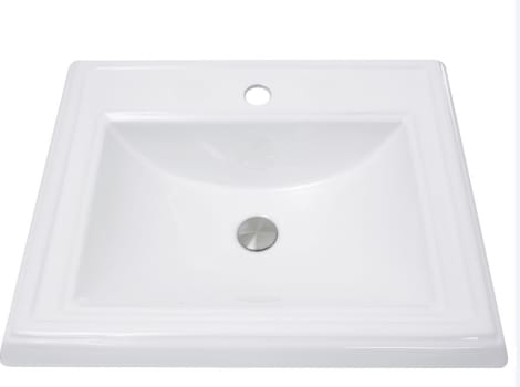 Nantucket Sinks Great Point Collection DI2418R1 - 23 Inch Premium Drop In Ceramic Sink