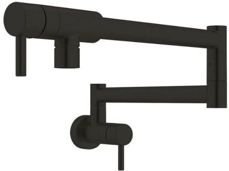 Rohl QL66LMB2 - Single Hole Wall Mounted Swing Arm Pot Filler