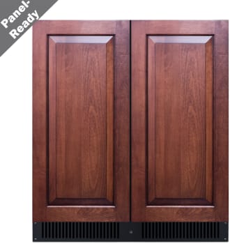 Summit FFRF3070BPNR - 30 Inch Undercounter Side by Side Refrigerator