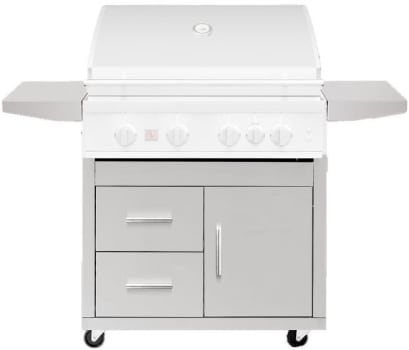 Summerset Sizzler Deluxe CARTSZR32DC - 32 Inch Freestanding Grill Cart