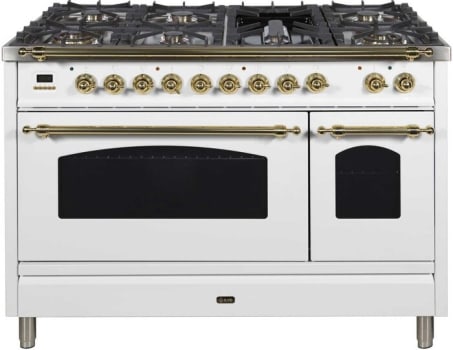 Ilve UPN120FDMPB 48 Inch Professional Freestanding Natural Gas