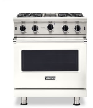 Viking 5 Series VGIC53024BPW - 30 Inch Open Burner Natural Gas Range