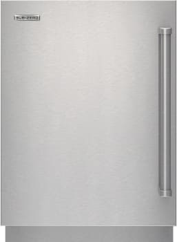 Sub-Zero Designer Series 9028543 - Outdoor Stainless Steel Solid Door Panel - Pro Handle, Left Hinge