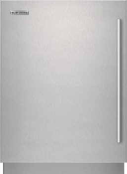 Sub-Zero Designer Series 9029029 - Stainless Steel Left Hinge Solid Door Panel, Tubular Handle for 24 Inch Under Counter Refrigeration