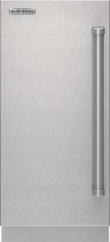 Sub-Zero Designer Series 7043087 - Stainless Steel Solid Door Panel - Pro Handle, Left Hinge