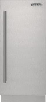 Sub-Zero 9029166 - Stainless Steel Solid Door Panel - Tubular Handle, Right Hinge
