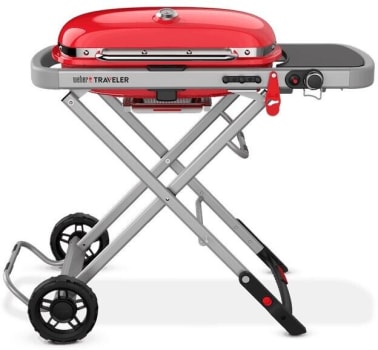 ヘ*コ様 値下げ新品未開封 Weber Traveler ガスグリル 90300 Weber 9030001 Portable Liquid Propane Grill with 320 sq. in. Total