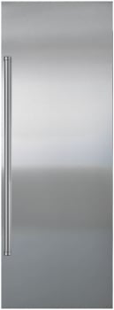 Sub-Zero 9036857 - Stainless Steel Flush Inset Refrigerator Door Panel with Pro Handle