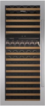 Sub-Zero 9038447 - Flush Inset Stainless Steel Front Panel with Pro Handle