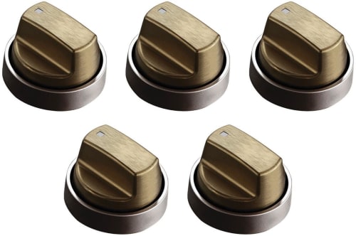 Wolf Professional 9056365 - 36" Professional Gas Cooktop Brushed Brass Knob Kit