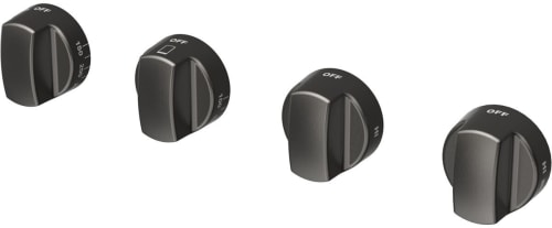Wolf 9067538 - brushed gray knobs