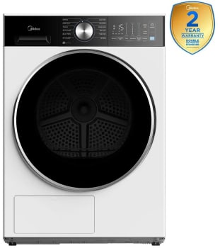 Midea MLHE27H7BWW - 23 Inch Compact Heat Pump Dryer