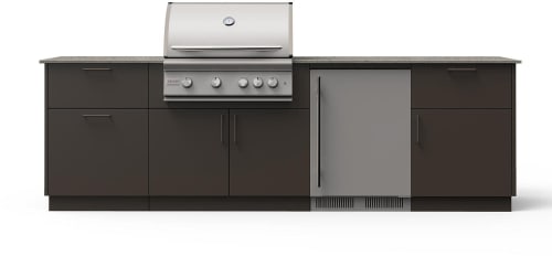 Blaze BMNGL32BRZKEONNG - 10-Ft Outdoor Kitchen Island w/ 32-Inch Premium LTE+ Gas Grill