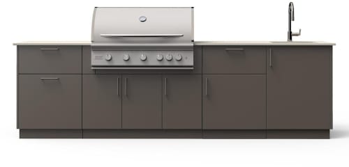 Blaze BSNST40GUNAERISLP - 10-Ft Outdoor Kitchen Island with 40-Inch Premium LTE+ Gas Grill