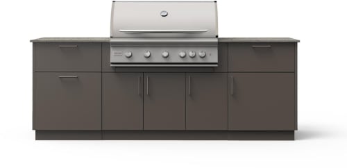 Blaze BSNRS40GUNKEONLP - 8-Ft Outdoor Kitchen Island w/ 40-Inch Premium LTE+ Gas Grill