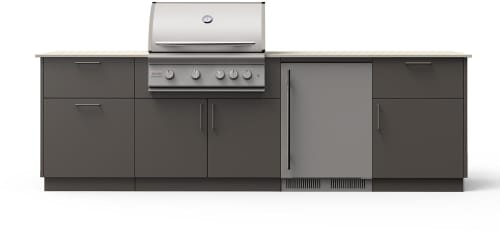 Blaze BMNGL32GUNAERISLP - 10-Ft Outdoor Kitchen Island w/ 32-Inch Premium LTE+ Gas Grill