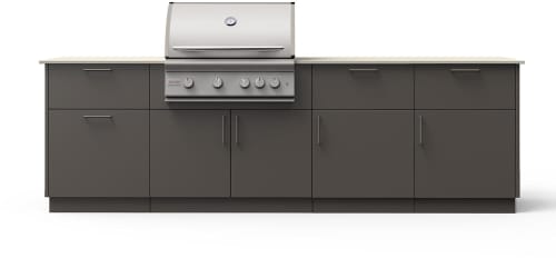 Blaze BHINO32GUNAERISLP - 10-Ft Outdoor Kitchen Island w/ 32-Inch Premium LTE+ Gas Grill
