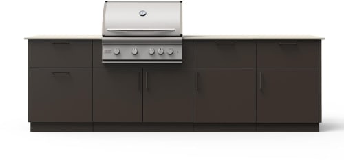 Blaze BHINO32BRZAERISNG - 10-Ft Outdoor Kitchen Island w/ 32-Inch Premium LTE+ Gas Grill