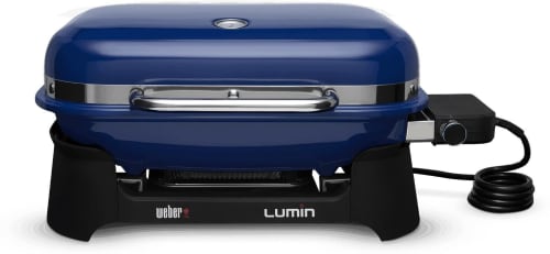 Lumin Compact Electric Grill in Light Blue