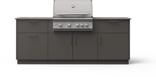 Blaze BSNRS32GUNKEONLP - 8-Ft Outdoor Kitchen Island w/ 32-Inch Premium LTE+ Gas Grill