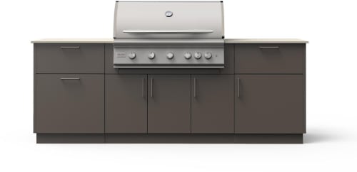 Blaze BSNRS40GUNAERISLP - 8-Ft Outdoor Kitchen Island w/ 40-Inch Premium LTE+ Gas Grill