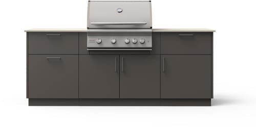 Blaze BSNRS32GUNAERISLP - 8-Ft Outdoor Kitchen Island w/ 32-Inch Premium LTE+ Gas Grill