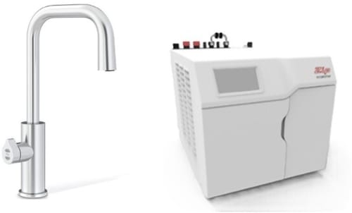 Zip CUBEPLUSBC120VBR - HydroTap Boiling, Chilled for Residential and Small Commercial - Base Module with Cube Plus Tap - Brushed Chrome