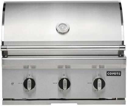Coyote C-Series C3C30NG - 30 Inch Built-In Stainless Steel Gas Grill with 640 sq. in. Total Cooking Area