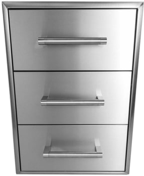 Coyote C33DC - 18 Inch Stainless Steel Double Drawer Cabinet