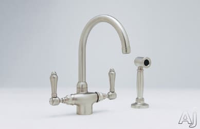 Rohl Country Kitchen Collection A1676LPWSIB2 - Satin Nickel (Metal Levers Shown)