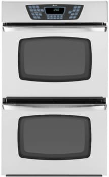 Amana Aew4630dds 30 Inch Double Electric Wall Oven With Easy Use Convection And Favorite Setting Stainless Steel