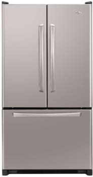 Amana Afd2535des 25 Cu Ft French Door Bottom Freezer Refrigerator With Easyfill Internal Water Dispenser Stainless Steel