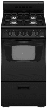 Amana AGG222VDB 20 Inch Freestanding Gas Range with 4 Sealed Burners, 2