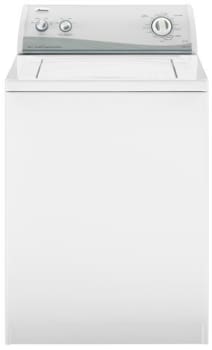 Amana Ntw5500tq 27 Inch Top Load Washer With 3 2 Cu Ft Capacity 4 Wash Cycles Deluxe Dual Action Agitator And Natural Gray Porcelain Tub