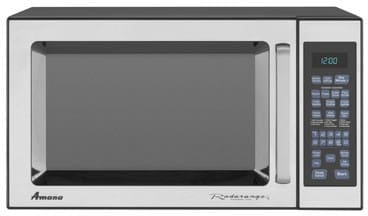 Amana Amc5143aas 1 4 Cu Ft Countertop Microwave Oven With 1 100 Cooking Watts And 8 Sensor Programmed Pads Stainless Steel