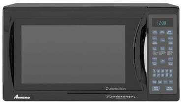 Amana Amc6138aab 1 3 Cu Ft Radarange Countertop Microwave Oven With 950 Watts And Convection Combination Cook Black