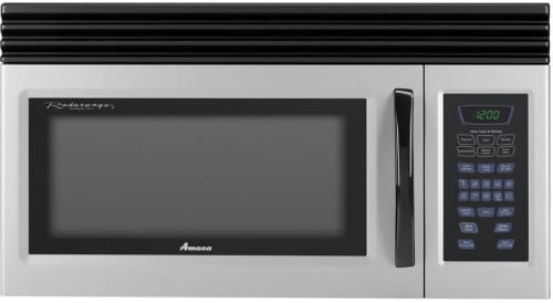 Amana Amv1154bas 1 5 Cu Ft Over The Range Microwave With 1000 Watts Of Power And Touchmatic Control System Stainless Steel