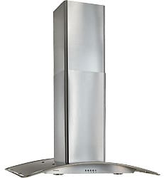 Broan B5936SS 36 Inch Island Mount Chimney Hood with 450 CFM