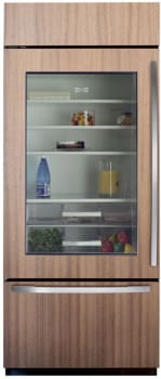 Sub-Zero BI36UGO 36 Inch Built-in Bottom-Freezer Refrigerator with