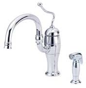 Danze® D403221 Single Handle Kitchen Cast Spout Faucet with 14