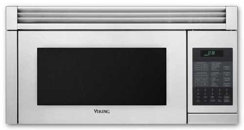 Viking DMOR205SS 1.1 cu. ft. Over the Range Microwave Oven with 300 CFM Venting System 1 400 Cooking Watts 4 Convection Settings 10 Power Levels and Auto Sensor