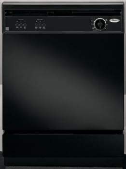 humor Kilimanjaro schuintrekken Whirlpool DU850SWPB Full Console Dishwasher with 4 Cycles, Large In-Rack  Silverware Basket & High Temp Boost: Black on Black