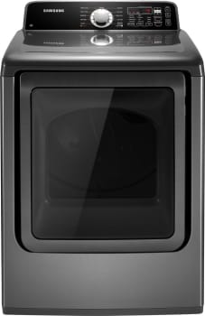 Samsung Dv456ewhdsu 27 Inch Electric Dryer With 7 3 Cu Ft Capacity 11 Drying Cycles 7 Options 4 Temperature Settings Sensor Dry Smart Care And Led Display Platinum
