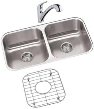 Elkay Dayton Collection DXUH3118DFBG - Stainless Steel Sink Package
